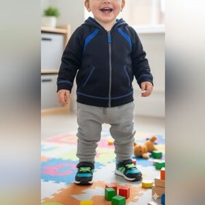 Carter's Black and Blue Kids Hoodie